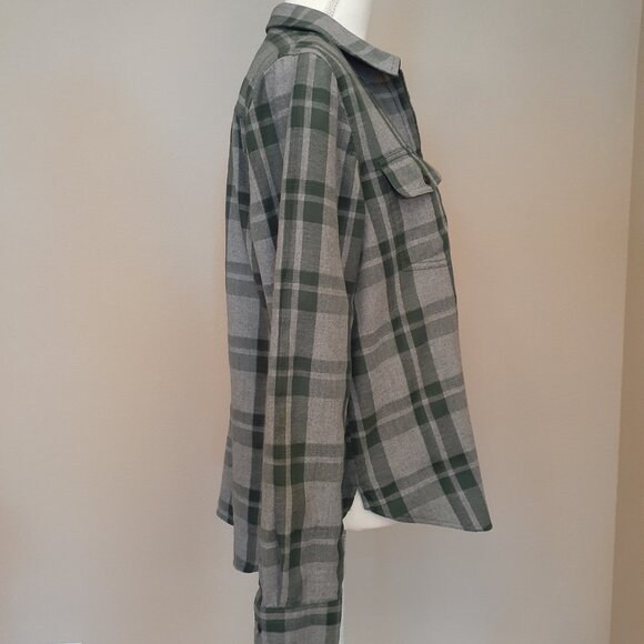 Madewell Pop-Over Flannel Top - Picture 5 of 16